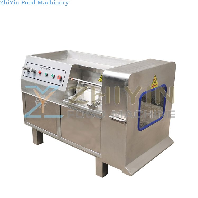 Commercial Pork Belly Frozen Meat Dicing Machine 304 Stainless Steel Beef Dicing Machine Ham Sausage Processing Dicing Machine