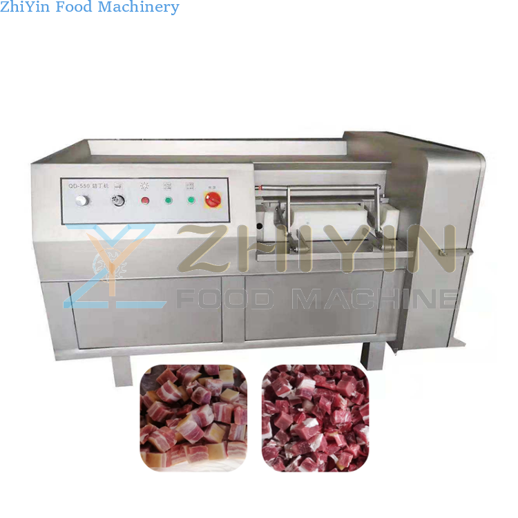 Commercial Beef Cutting Machine, Barbecue Skewer Cutting Machine 304 Stainless Steel Slicing And Cutting Machine