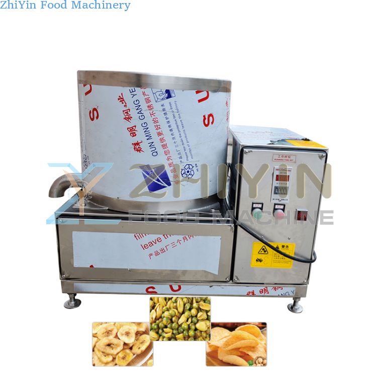 SUS304 Automatic Centrifugal Vegetable Deoiling Machine Snacks Deoiling Machine Fried Plantain Chip Oil Removal Machine