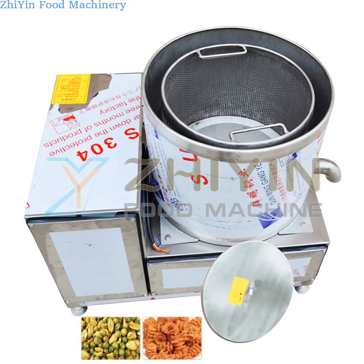 304 Stainless Steel Root Vegetable Dewatering Machine Deoiling Machine Fried Banana Chips Dehydration Deoiling Machine