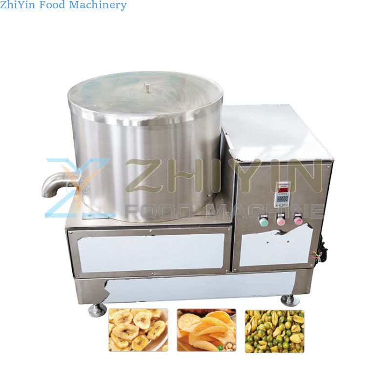 Automatic Fried Food Potato Chips French Fries Deoiling Oil Centrifuge Remove Dehydrator Dewater Oil Machine For Fried Snacks