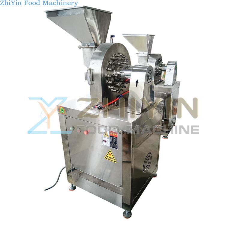 304 Stainless Steel 100kg/H Pulverizer Spice Herb Mill Grinder Chilli Powder Crusher Milling Machine Powder Crusher Hammer Mill Grinding Machines Pulverizer Grinding Milling Machine