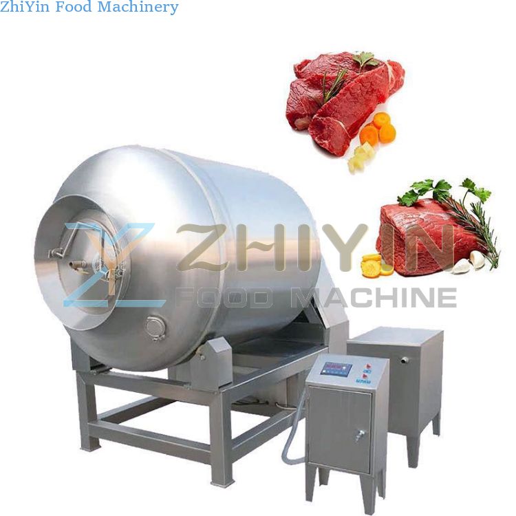 Meat Curing Vacuum Hydraulic Roller Kneading Equipment Automatic Beef Curing Flavor Machine Vacuum Rolling Kneading Machine