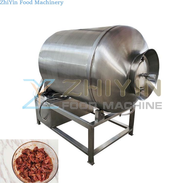 Meat Quick Curing Vacuum Hydraulic Automatic Vacuum Hydraulic Roll Kneading Machine Beef Granules Meat Vacuum Marinating Machine