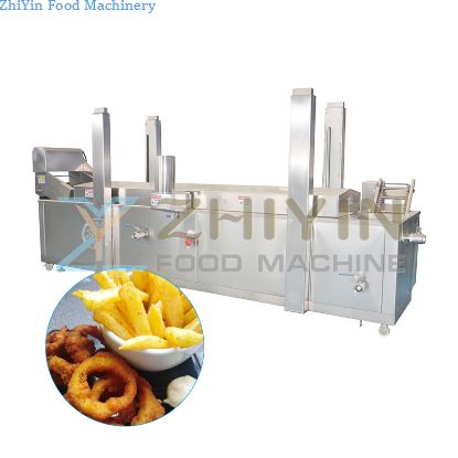 Onion Rings And Sweet French Fries Fried Electric Heating Fryer Nuts Food Frying Making Equipment Puffed Food Fryer Equipment