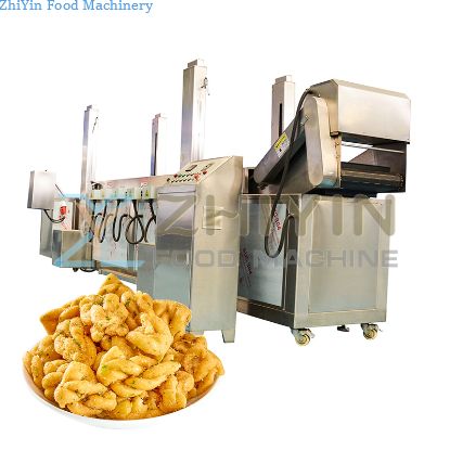 Snack Crispy And Sweet Fried Dough Twists Electric Heating Fryer Nuts Food Frying Making Equipment Puffed Food Fryer Equipment