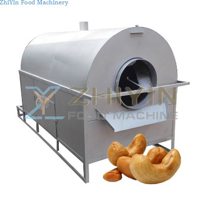 Industrial Nuts Roaster Machine Commercial Gas Heating Nuts Roaster Machine Gas Nut Roaster for Food Processing Equipment