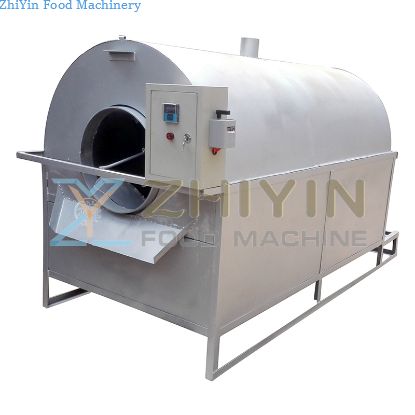 Customizable Large Automatic Mechanical Gas/Electric Heating Roller Stir-Frying Machine Nut Processing Roasted Goods Equipment