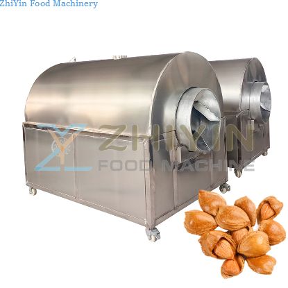 Stainless Steel Roller Stir-Frying Machine Stir-Frying Machine Custom Electromagnetic Burning Coal Electric Heating Gas Melon Seeds Grains Miscellaneous Grain Roaster Stir-Frying Pan