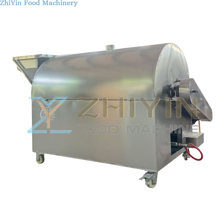 Automatic Peanut Seeds Stir-Frying Machine Nut Processing Roller Frying Pan Grains And Miscellaneous Grains Stir-Frying Machine