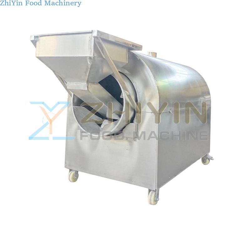 Automatic Electric Heating Drum Stir-Frying Machine Commercial Grain Soybean Rapeseed Sunflower Seeds Sesame Hot Drying Machine Stir-Frying Machine