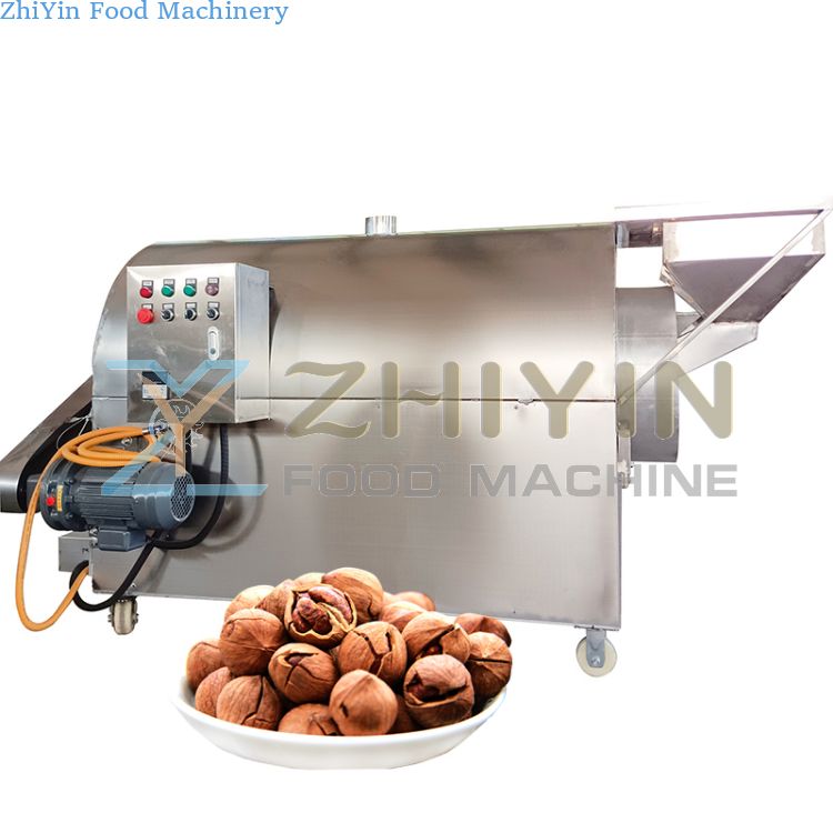 Electric Heating Melon Seed Rapeseed Soybean Sesame Grain Agricultural Products Stir-Frying Machine Chestnut Nut Roller Dryer Equipment