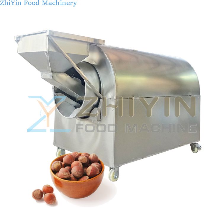 Automatic Electric Heating Nut Stir-Frying Machine Cereal And Miscellaneous Grains Constant Temperature Roller Stir-Frying Machine Peanut And Melon Seeds Stir-Frying Dryer