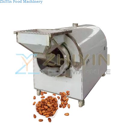 Stainless Steel Drum Type Roasting Machine Customized Fried Sesame Peanut Machine Electric Heating Nut Processing Roasting Machine Equipment