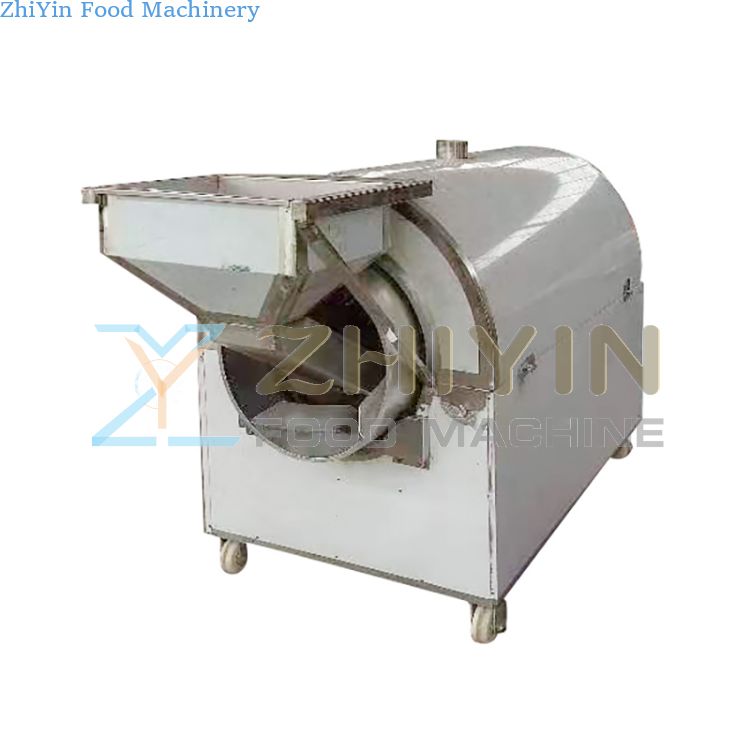 Commercial Hot Dryer Melon Seeds Peanut Stir-Frying Chestnut Machine Gas Heating Roller Automatic Small Stir-Fried Chestnut Machinery