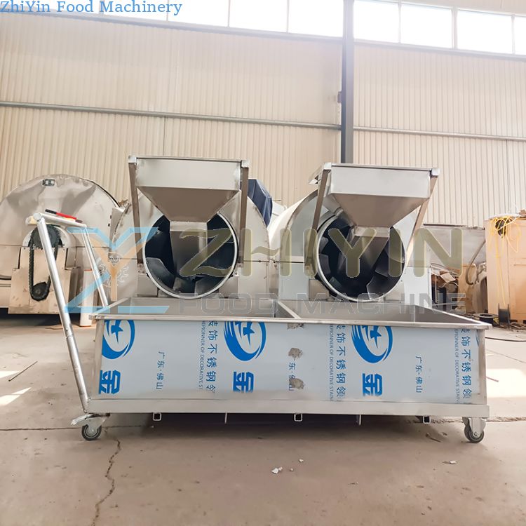 SUS304 Nut Seed Steam Nut seeds cashew kernels Dryer Cashew Hot Drying Stir-Frying Processing Equipment Nuts Processing Machine