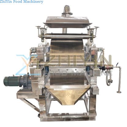 Stainless steel 304 material Emulsion Scraper Drying Machine Liquid Chemical Crystallization Drying Machine Steam Heating Drum Scraper Dryer