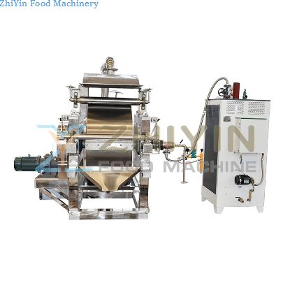 Food Grade 304 Stainless Steel Material Food Processing Rotary Drum Drying Equipment Finished Powder Processing Scraper Dryer