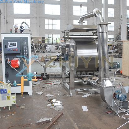 Viscous Paste-like Five-grain Powder Ripening Drum Scraper Dryer High-temperature Drying Extraction Powder Scraper Dryer Liquid