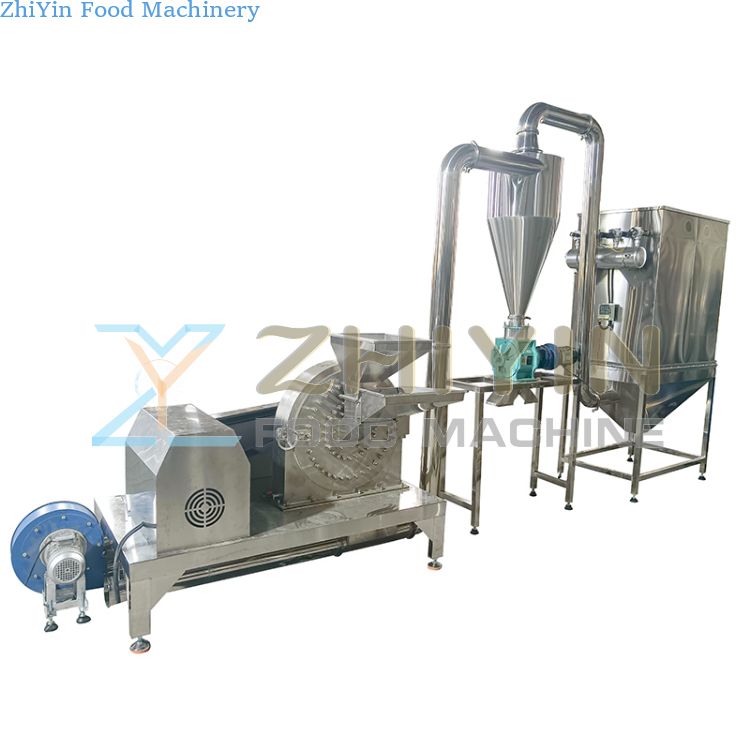 Five-grain dust removal and crushing machine